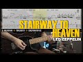Stairway To Heaven Guitar Cover Tab Guitar Solo Lesson Backing Track W Vocals LED ZEPPELIN