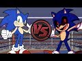 SONIC Vs SONIC EXE Sonic The Hedgehog Cartoon Rap Battle CARTOON RAP ATTACK