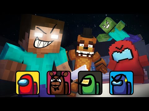 Monster School : ALL AMONG US EPISODE - Minecraft Animation