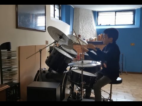 Deep Purple - When A Blind Man Cries - drum and organ cover