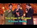 Srk Salmankhan Aamirkhan Having A Fun Conversation At Ambani Wedding Trending Viral Comedy