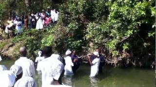 preview picture of video 'Haiti River Baptism - Actual Baptism - Boucan-Carré Baptist Church, Haiti'