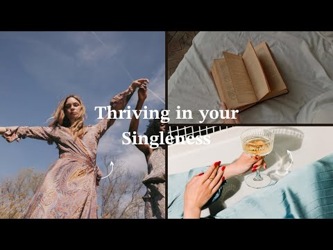 Tips on how to thrive in your SINGLENESS.  #single #singles #christiansingles #christians