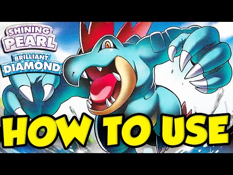FERALIGATR SWEEPS EASY! How To Use Feraligatr / Pokemon BDSP Feraligatr Moveset!