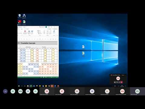 22 03 21 Timetabling for Beginners V2