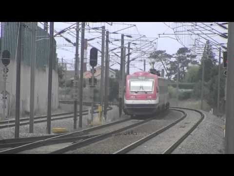 Comboios de Portugal Alfa Pendular 4000 EMU 4003 passes Cacia Station