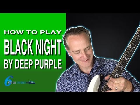 How to play Black Night by Deep Purple