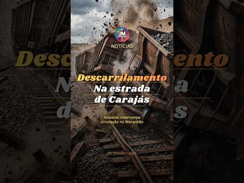 Trem descarrila na Estrada de Ferro Carajás