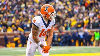 Casey Washington | Wide Receiver | Illinois | 2023 Highlights | 2024 NFL Draft
