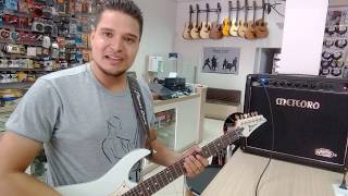 Video thumbnail for Demonstração - Amplificador Meteoro Nitrous GS100 e Fire Little Boy Juninho Afram Signature by Estevão Dourado