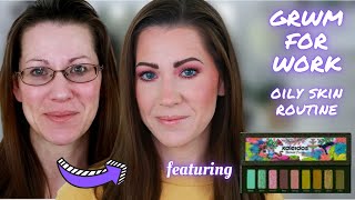 Full Morning Haircare Skincare and Makeup Routine | Oily Skin