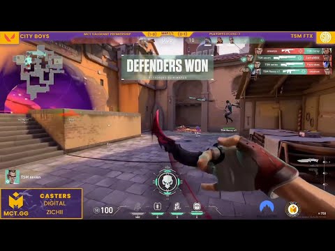 TSM FTX Valorant is Back in Game WIth Epic 4k TSM Seven ! - TSM FTX Vs City Boys MCT Valorant