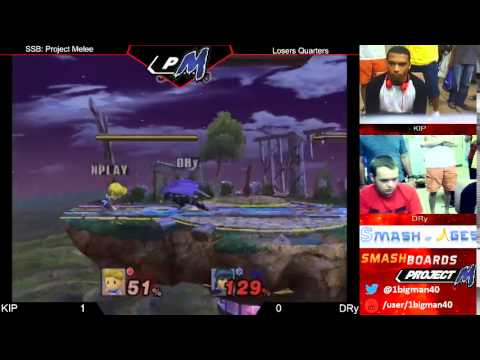 Project M Loser's Quarter Finals: Kip (Lucas) vs. DRy (Marth)