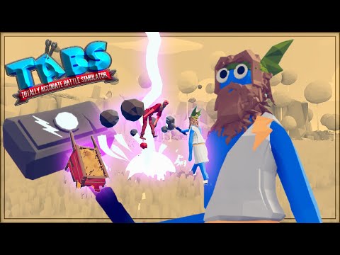 ZHOR(Zeus + Thor) vs Every Faction - TABS LEGACY UPDATE MODS GAMEPLAY