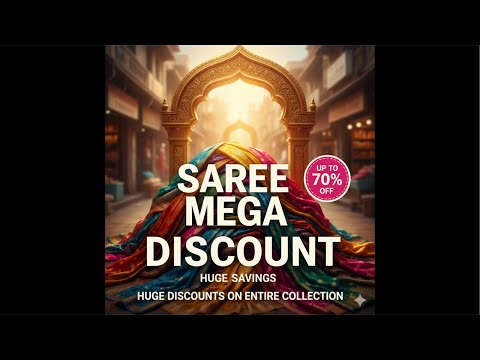 Mahaoffer  Mahasale on Designer Sarees 7030462461