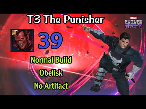 T3 The Punisher vs Mephisto 39 || Normal build/ Obelisk/No Artifact 🔥MFF