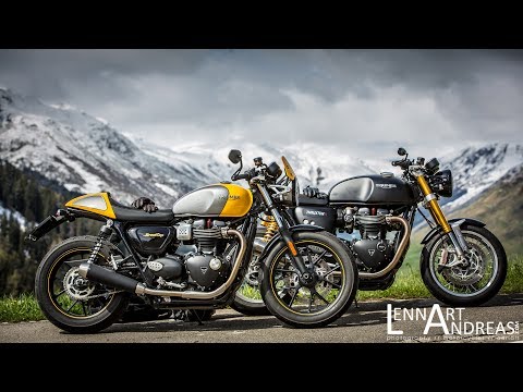 Triumph Thruxton R & Street Cup in the Swiss Mountains!