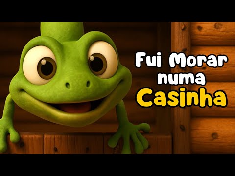 🦎 Fui Morar numa CASINHA 🏠 (em 3D ) | Música Infantil 🎵 | Animazoo Kids