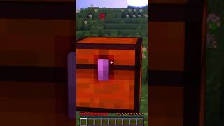 MINECRAFT - HOW TO PLACE AND OPEN AN TRAPPED CHEST! #shorts