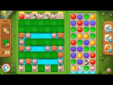 Gardenscapes Area 9 Day 1 Level 1941 - No Boosters Or Hacks