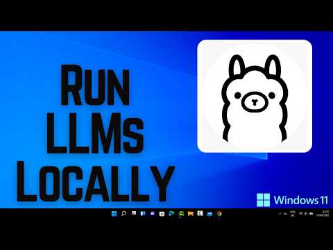 How to Run LLMs Locally On windows 11 | Install and Run Locally LLMs on ...
