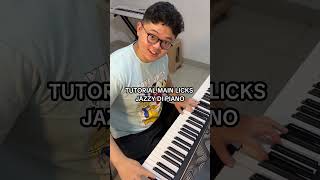 Tutorial main licks jazzy di piano untuk pemula🎹#mustimusik #tipspiano