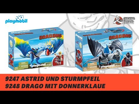 CH Playmobil DRAGONS Review #2 - 9248 Drago mit Donnerklaue + 9247 Astrid und Sturmpfeil