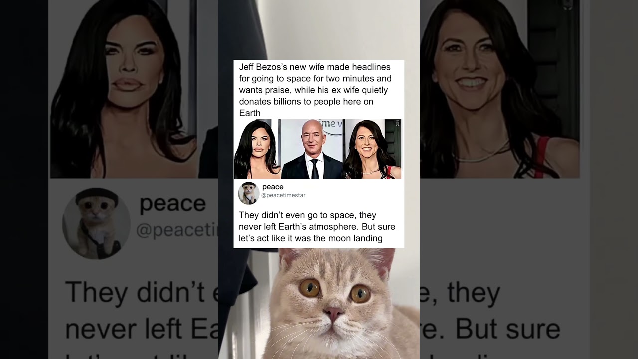 제프 베조스의 아내가 2분 동안 우주로 갔다