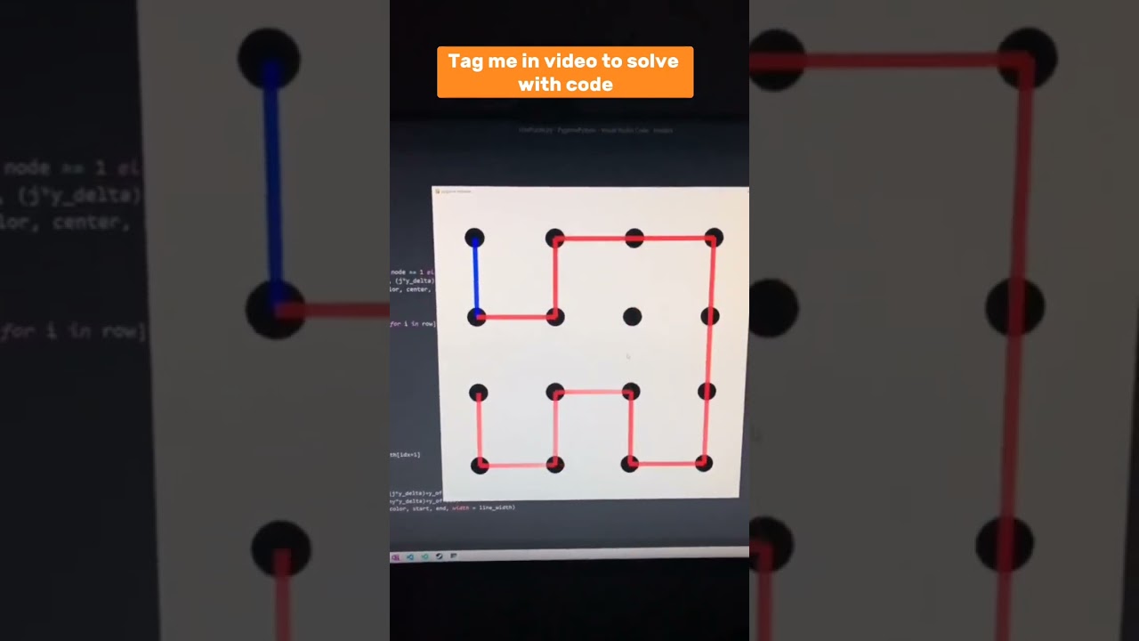 Solve puzzle with code | python #shorts #pygame #developer #coding #ai