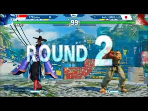 U-League 2 - Xian (FANG) vs. Daigo Umehara (Ryu) - SFV FT5