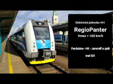 Cabview z vlaku #10 / Pardubice-Hradec Králové-Jaroměř / trať 031 / strojvedouci.com