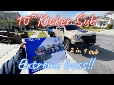 Kicker 10” Hideaway Subwoofer Colorado ZR2
