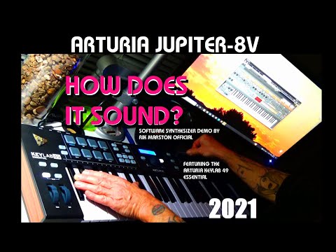 Arturia Jupiter-8V How does it sound? 2021 Software Synthesizer Rik Marston