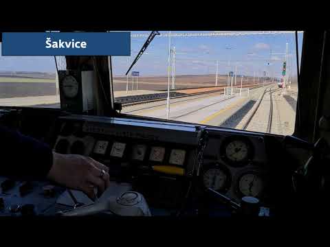 Pohledem strojvedoucího: Hustopeče - Brno (Plechovka)