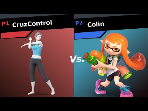 MCS43 SSBU - CruzControl (Wii Fit Trainer) Vs. Colin (Inkling) Smash Ultimate