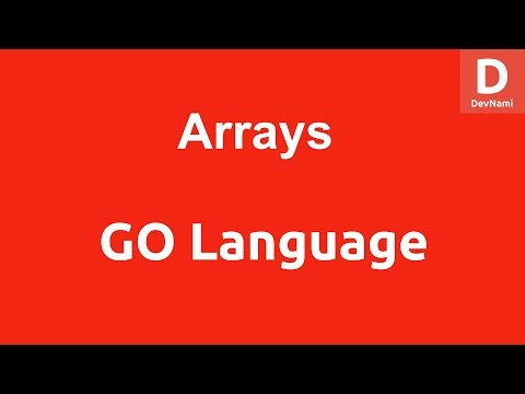 GO Programming Arrays
