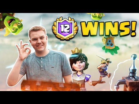 12 WINS?! Log Bait w/ Dart Goblin LIVE Grand Challenge Gameplay - Clash Royale