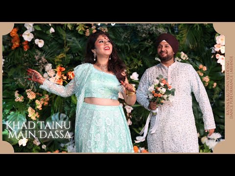 Khad Tainu Main Dassa | Ratna & Anton's Wedding Dance Performance | Mehndi