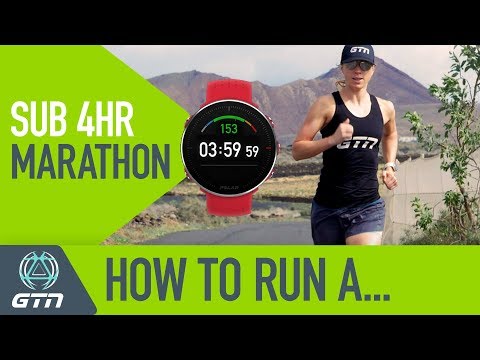 How To Run A Sub 4 Hour Marathon Race! | Running Training & Tips