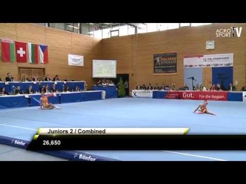 Balantsova, Kuznetsova - Ekaterinenburg - Womens Pair -Combined - Acro Cup Albershausen 2013