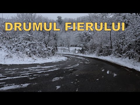Drumul fierului, iarna. Coborârea spectaculoasă din Ghelari la Govâjdia