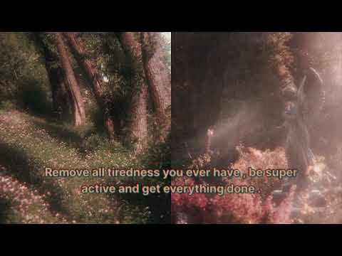Remove all the tiredness you ever had with this subliminal !