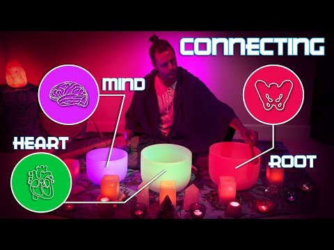 Root, Heart & Mind Chakra Connection - Singing Bowls (No Talking) Sleep Music | Meditation | Study