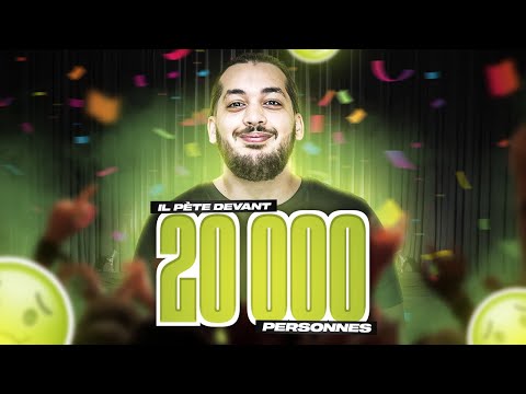 Il a pété devant 20 000 personnes...