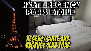 Hyatt Regency Paris Etoile | Regency Suite King and Regency Club Lounge Tour