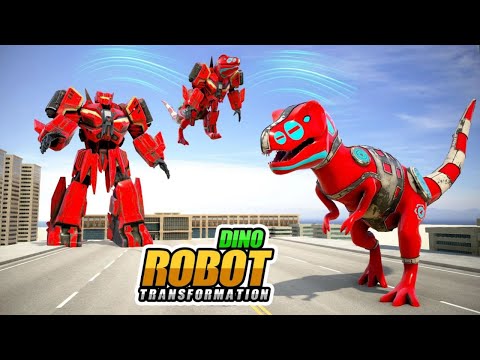 Dino Robot Car Game Dinosaur Robot Transform hero Android Gameplay