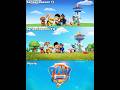 Paw Patrol Theme Song Comparison Fypシ゚ Pawpatrol Puppy 4k Shorts