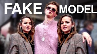 We faked a model to the top of London fashion week