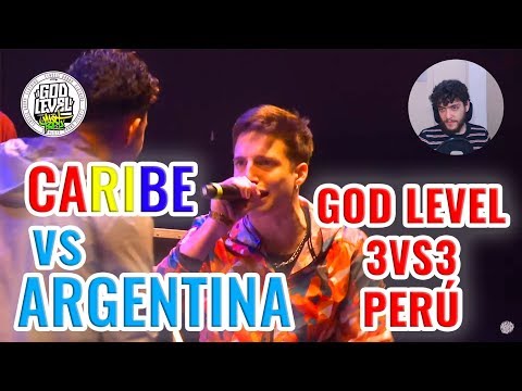 ARGENTINA vs TEAM CARIBE - GOD LEVEL 3vs3 PERÚ 2019
