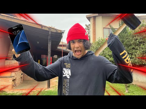 Testing the resistance of my old cell phone 👀